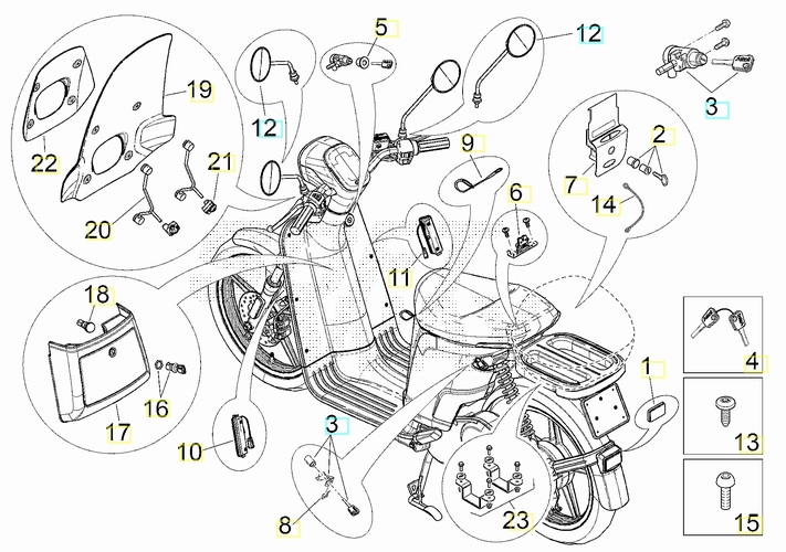 Askoll Es2 Ricambi Scooter Elettrici - Es2 - Askoll - RICAMBI