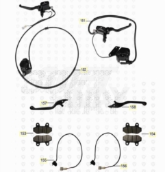 Yadea G5 1 Battery L1 Sistema frenante  [YADEA]