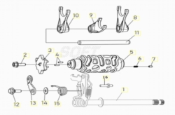 VOGE BRIVIDO 125R 2023 - SELETTORE CAMBIO [VOGE]