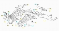 VOGE VALICO 525DSX 2023 - PARASPRUZZI - LAMPEGGIATORI POSTERIORI [VOGE]