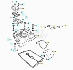 VOGE VALICO 525DSX 2023 - COPERCHIO TESTA CILINDRO [VOGE]