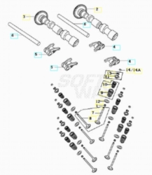 VOGE VALICO 525DSX 2023 - ALBERO A CAMME - VALVOLE [VOGE]