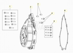 VOGE VALICO 525DSX 2023 - COPERCHIO CARTER SINISTRO [VOGE]