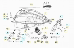 VOGE VALICO 525DSX 2023 - SERBATOIO CARBURANTE [VOGE]