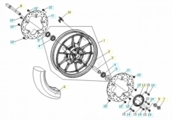 VOGE SR4 400 2022 - RUOTA ANTERIORE [VOGE]