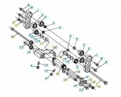 VOGE SR4 400 2022 - SUPPORTO MOTORE [VOGE]