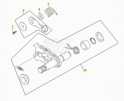 VOGE RALLY 300GY EURO5 2022 - ALBERO SELETTORE CAMBIO [VOGE]