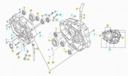 VOGE RALLY 300GY EURO5 2022 - CARTER MOTORE [VOGE]