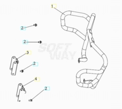 VOGE RALLY 300GY EURO5 2022 - PARAURTI ANTERIORE [VOGE]