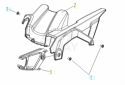 VOGE BRIVIDO 300R EURO5 - PROTEZIONE CATENA TRASMISSIONE [VOGE]