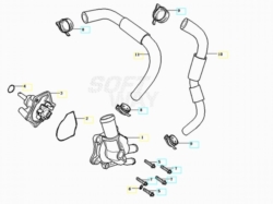 VOGE BRIVIDO 500R 2020 - POMPA ACQUA [VOGE]