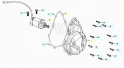 VOGE BRIVIDO 500R 2021 - COPERCHIO CARTER SINISTRO [VOGE]