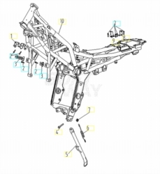 VOGE BRIVIDO 300R 2020 - TELAIO [VOGE]