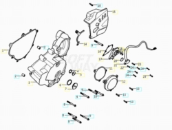 VOGE TROFEO 300AC 2020 - COPERCHIO CARTER SINISTRO [VOGE]