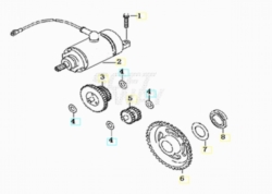 VOGE TROFEO 300AC 2020 - MOTORINO AVVIAMENTO [VOGE]