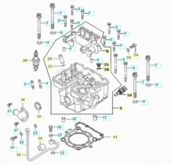 VOGE TROFEO 300AC 2020 - TESTA CILINDRO [VOGE]