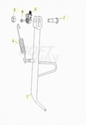 VOGE TROFEO 300AC 2020 - CAVALLETTO LATERALE [VOGE]