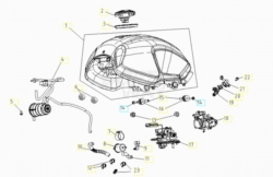 VOGE TROFEO 300AC 2020 - SERBATOIO CARBURANTE [VOGE]