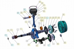 VOGE SFIDA SR4 400 PREMIUM EURO5 2024 - ALBERO MOTORE PISTONE [VOGE]