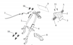 Staffa Lampeggiatore Posteriore (Tcmax) [SUPER SOCO]